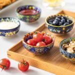| vancasso SIMI 2.7 Oz Ceramic Dipping Bowls Sets of 6, Bohemian Small Bowls for Sauce, 3 Inch Mini Appetizer Plates for Soy Sauce, Sushi, Condiments & Side Dishes, Microwave & Dishwasher Safe Side Dishes - Image 8