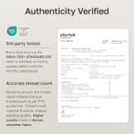 CALIFORNIA DESIGN DEN 5-Star Hotel 600 Thread Count 100% Cotton, Soft & Smooth Queen Sheet Set with Deep Pockets, Quality Beats Egyptian Cotton Claims (Sage Green) : Home & Kitchen - Image 8