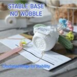 YOOJEE Forget-Me-Not Crochet Flower Potted Plant Gift : Arts, Crafts & Sewing - Image 2