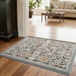 LUMI Indoor Door Mat for Entrance 17x30, Luxury Front Doormat with Non-Slip Latex Rubber Backing, Soft Washable Dirt Trapper, Flower Whipser (Folded Package) : Patio, Lawn & Garden - Image 8