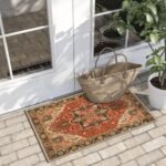 Collive Washable Indoor Door Mat, Non Slip Retro Entryway Rug 20" x 32" Doormat Quick Absorbent Entrance Rug Distressed Front Door Mat, Welcome Mats Floor Mat Doormats for Kitchen Home Patio : Patio, Lawn & Garden - Image 6