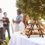 | Manspdier Wood 3 Tier Serving Tray Three Tiered Cupcake Stand, Rectangle Serving Platter Wooden Farmhouse Tiered Tray, Party Serving Brown Decorative Tray Decor Platters - Image 2