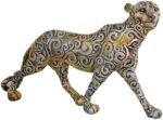 Shree aakarshanPanther Standing Position Animal Showpiece Antique Sculpture for Home Decor Showpiece Figurine -1 : Home & Kitchen - Image 3