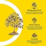 10Club Pure Brass Kalpavriksha Tree Showpiece (7.5 inches, 650 Gram) Trees of Life - Home Decor - Gift for Good Luck Vastu and Fengshui - Best in Living Room Table Decoration with Antique Polish : Home & Kitchen - Image 7