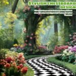 Preboun Wonderland Party Decoration Black and White Aisle Runner Rug Carpet Wall Art for Wonderland Birthday Party Decorations (Chic Style,47 x 118 Inches) : Home & Kitchen - Image 4