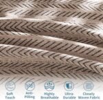 Nobildonna Chenille Couch Cover for Sofa Cover Washable Pet Scratch Couch Covers Tassel Sofa Slipcover for 2 Cushion Couch,Furniture Protector Blanket for Living Room,Camel Brown 71"x118" : Home & Kitchen - Image 6