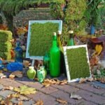 Zeyune 2 Pcs Fake Moss Table Runner for Crafts Artificial Moss Sheet Roll Waterproof Carpet Blanket for Wall Roof Garden Wedding Party Decoration (39 x 39 Inch) : Arts, Crafts & Sewing - Image 4