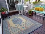 Mad Mats Traditional Outdoor Rug, Reversible Plastic Mat (4' x 6', Oriental Turkish - Plum) : Patio, Lawn & Garden - Image 6
