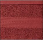 Amazon Basics Soft washcloths set , Absorbent Fade Resistant 100% Cotton washcloths 12-Pack (12" x 12"), Perfect face towels, fingertip towels, Crimson : Beauty & Personal Care - Image 3